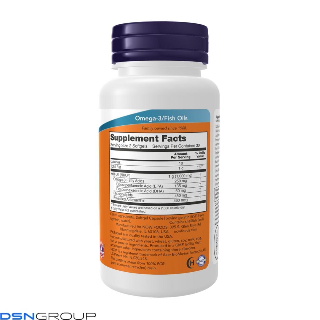 Krill Oil 500mg - 60 softgels