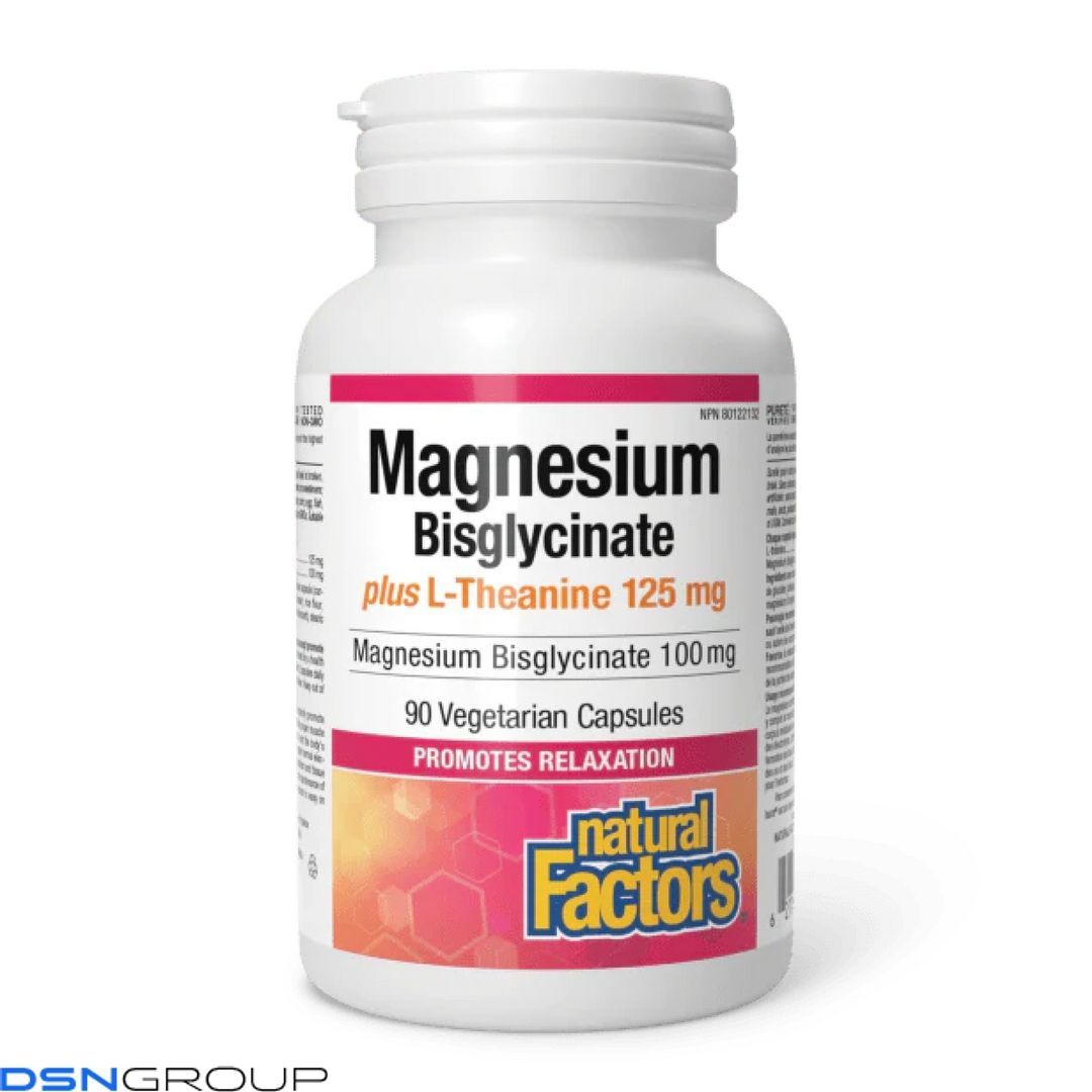 Magnesium Bisglycinate 100 mg plus L-Theanine 125 mg - 90 vcaps 2023-10-6562 фото Magnesium Bisglycinate 100 mg plus L-Theanine 125 mg - 90 vcaps