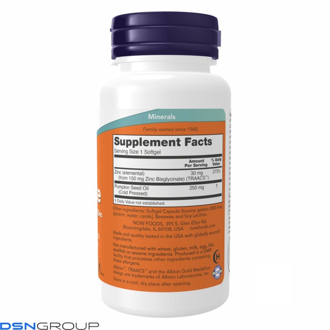 Zinc Glycinate 30mg - 120 sgels 2022-10-0048 фото Zinc Glycinate 30mg - 120 sgels