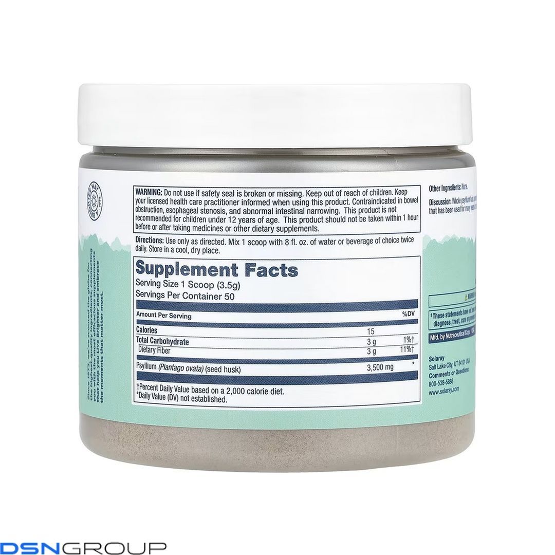 Psyllium Husk Fiber Powder - 175g Unflavored