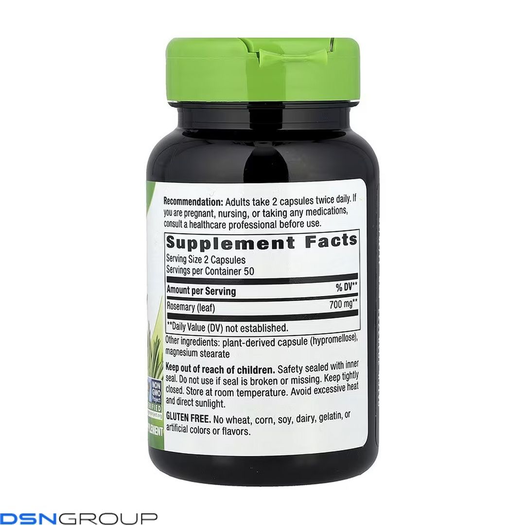 Rosemary Leaf - 100 vcaps