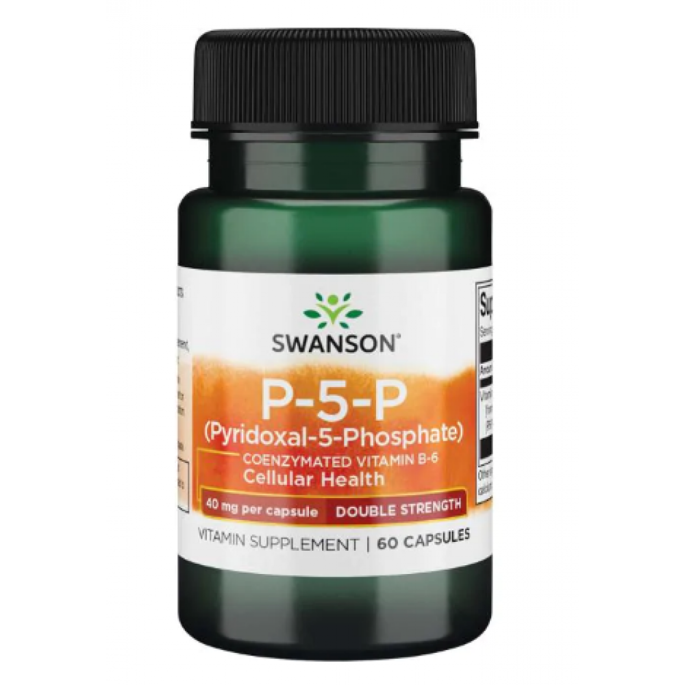 Swanson P-5-P 40 мг, 60 капсул