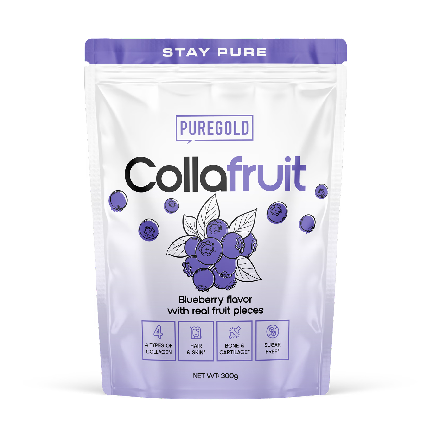 CollaFruit — колагеновий напій із чорницею, 300 г