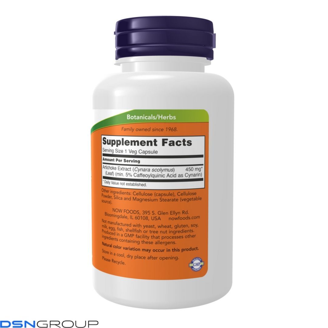 Artichoke Extract 450mg - 90 vcaps (До 10.26)