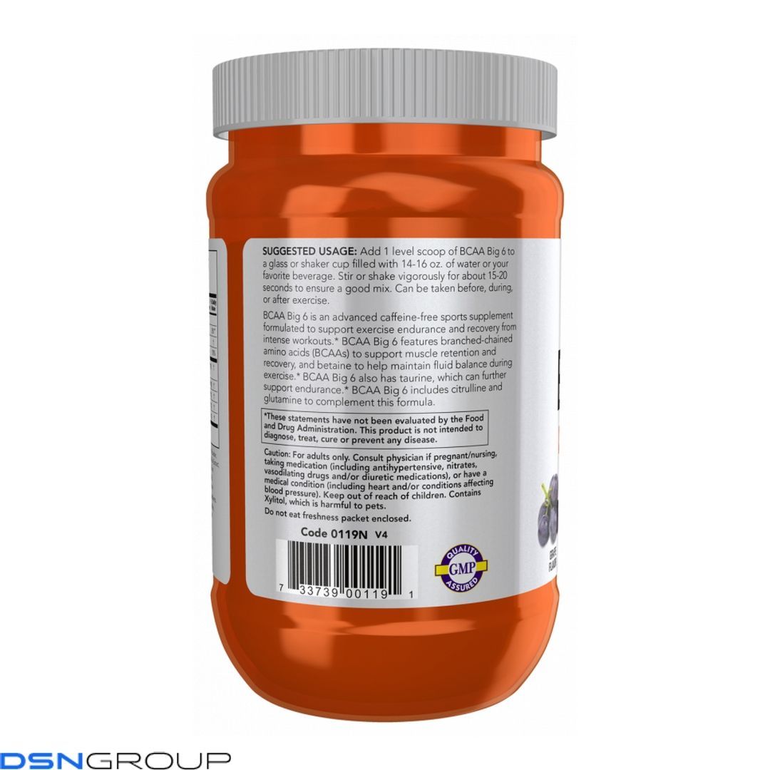BCAA Big 6 - 600g Grape