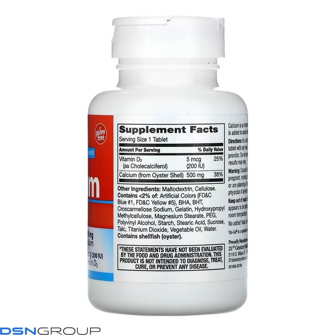 Calcium 500 mg + D3 - 90 tabs