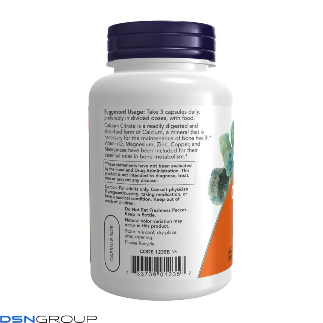 Calcium Citrate Caps - 240 vcaps