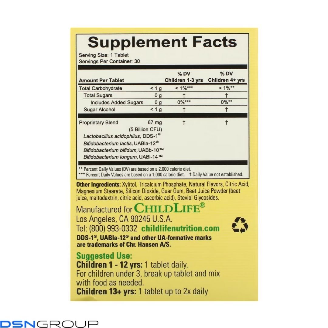 ChildBiotics Immune Digestive Support - 30 chewables