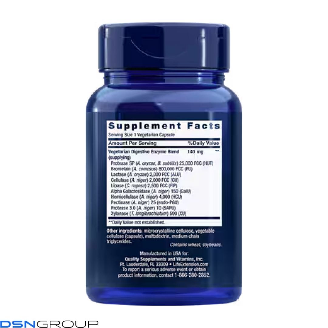 Enhanced Super Digestive Enzymes - 60 veg caps