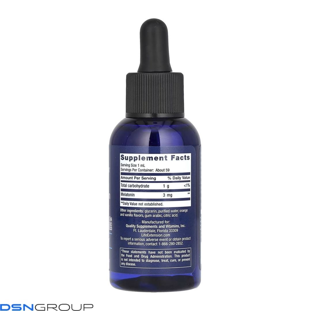 Fast-Acting Liquid Melatonin (Citrus-Vanilla) - 2 fl oz