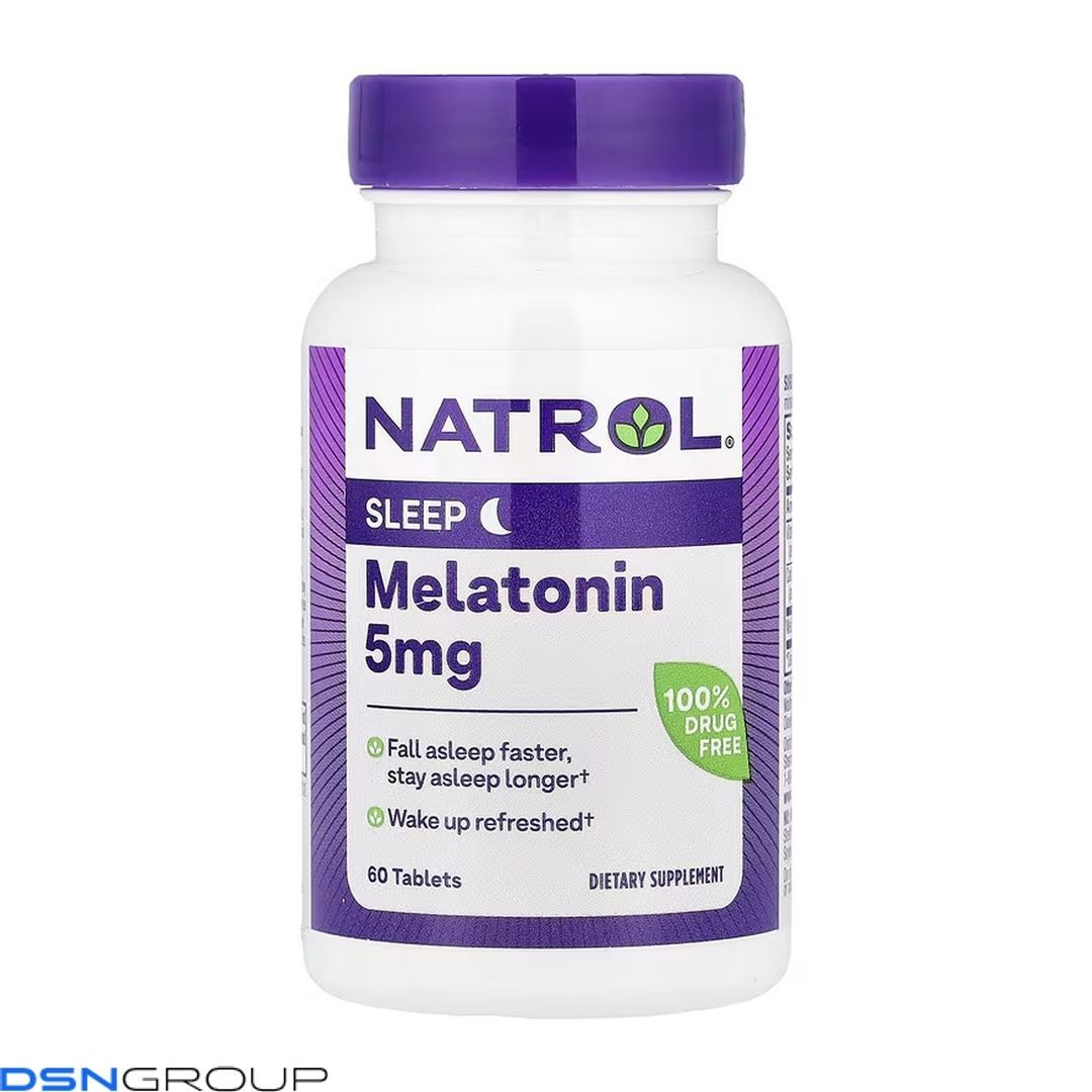 Melatonin 5mg - 60 tabs 2023-10-6234 фото Melatonin 5mg - 60 tabs