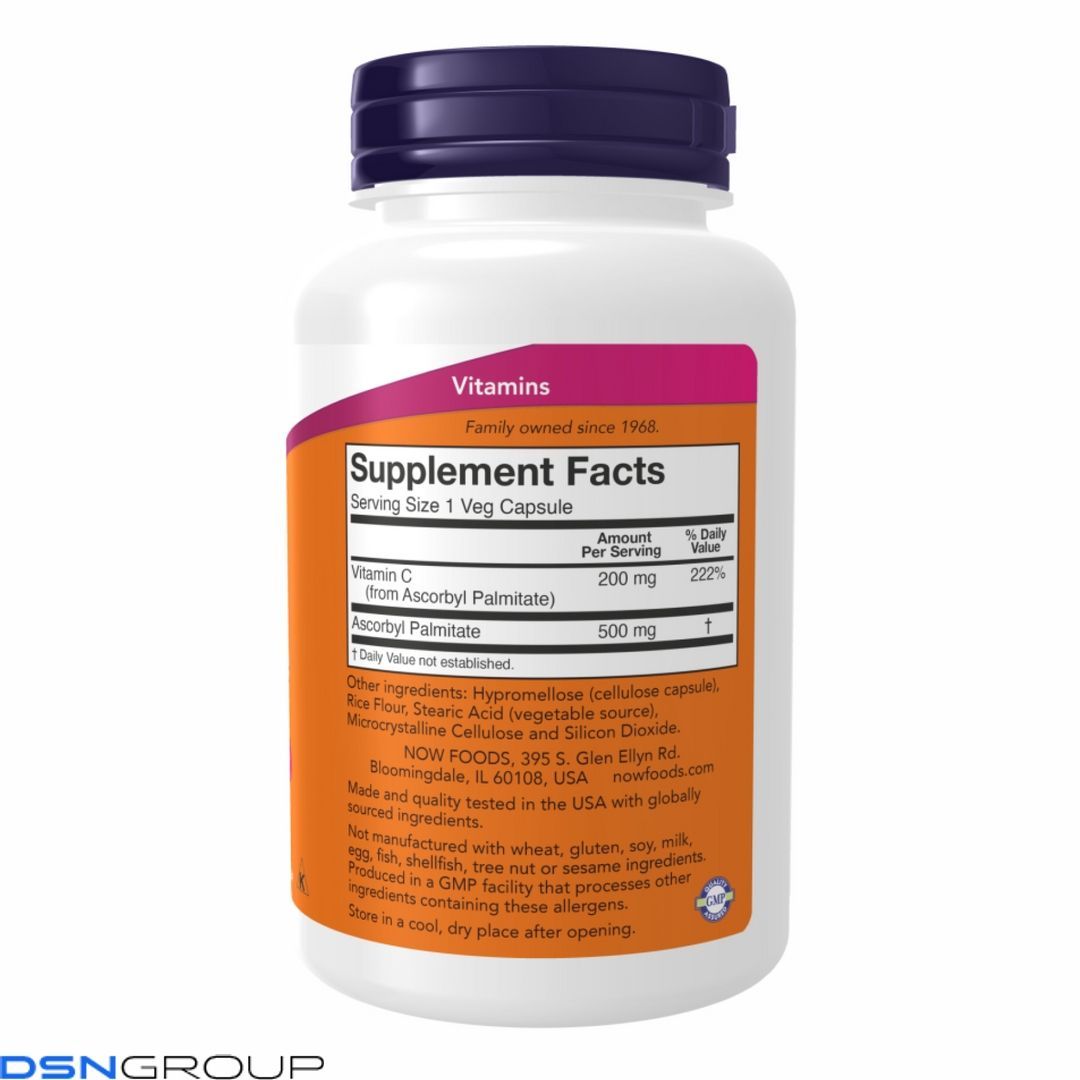 Ascorbyl Palmitate 500 mg - 100 vcaps
