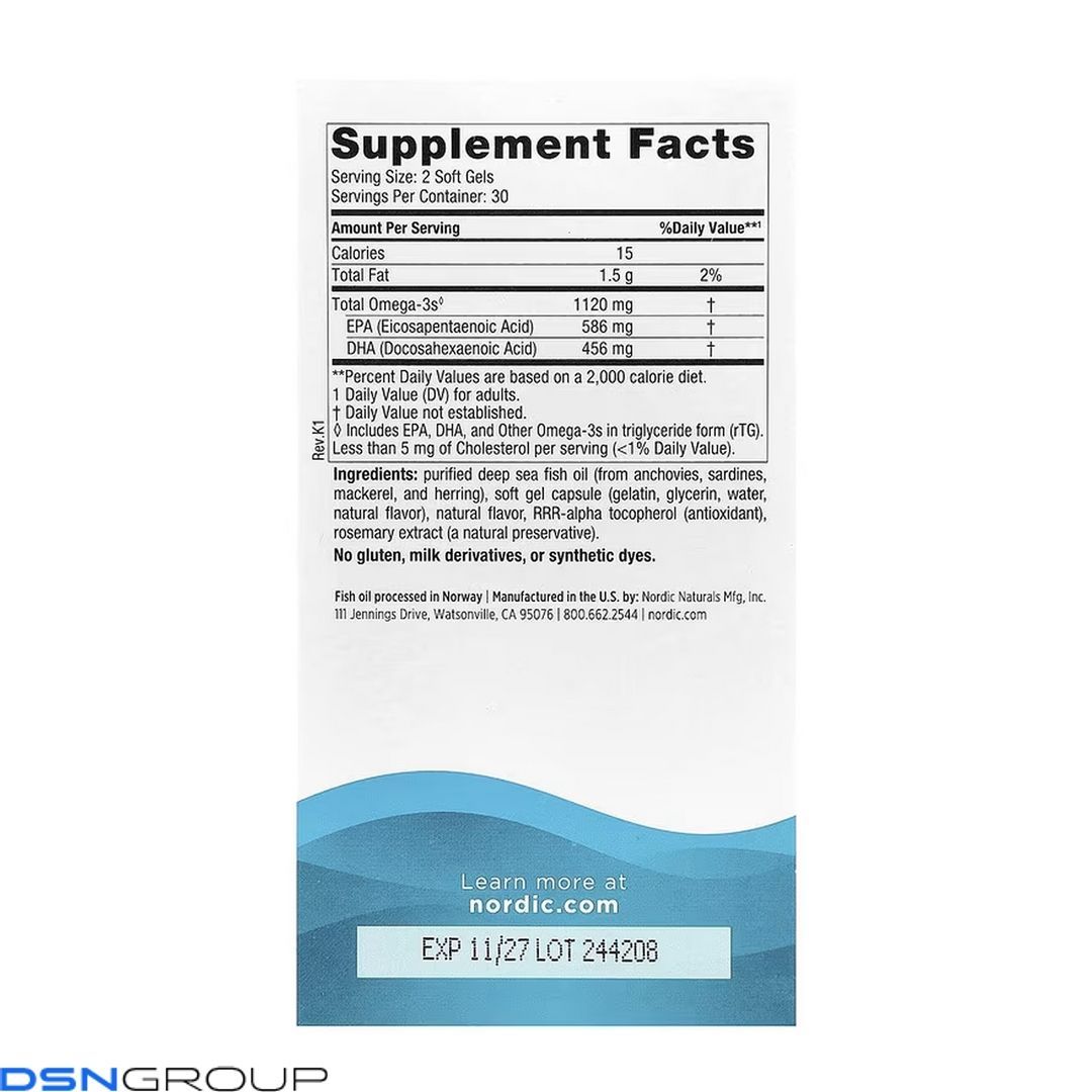 Ultimate Omega 2X Mini - 60 mini softgels