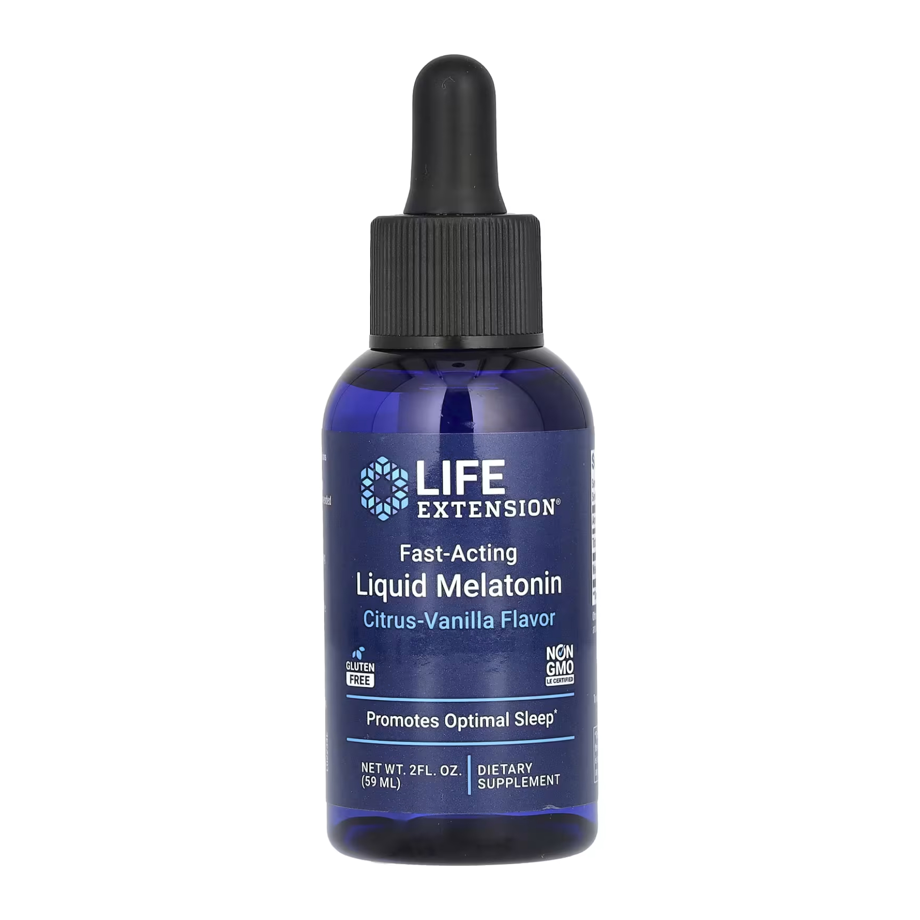Мелатонін рідкий Life Extension швидкодіючий, цитрус-ваніль, 59 мл