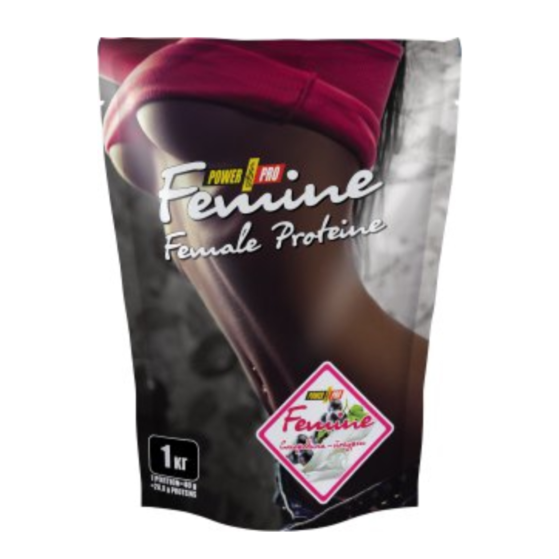 Жіночий протеїн Power Pro Femine 1000 г, ожина-йогурт