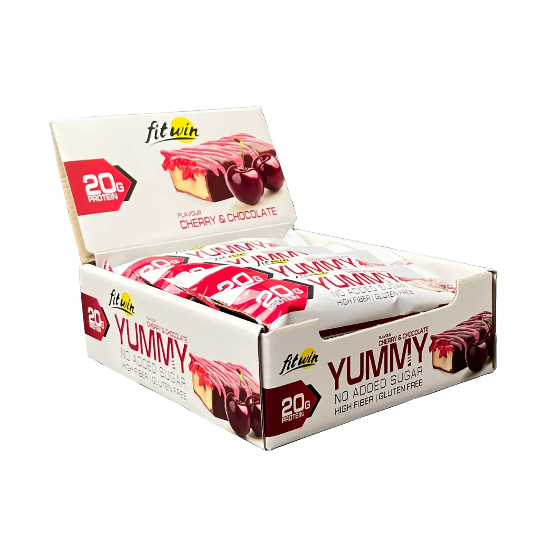 Протеїновий батончик Yummy Bar, вишня-шоколад