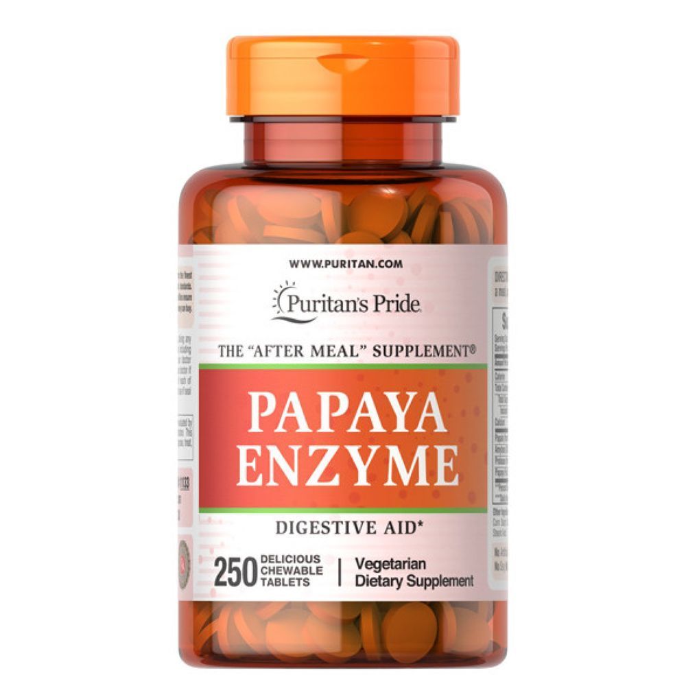 Papaya Enzyme - 250 tablets (Повреждена банка)