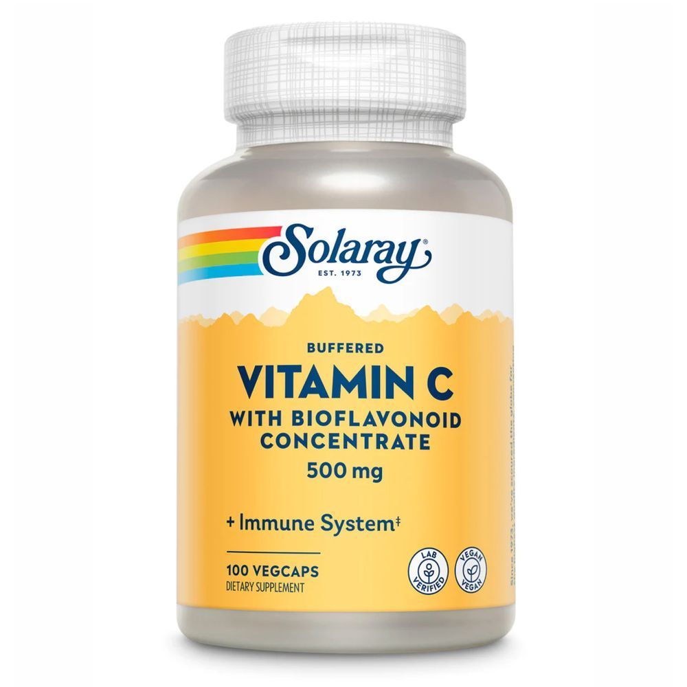 Vitamin C with Bioflavonoid Concentrate 500mg - 100 vcaps (Поврежена этикетка)
