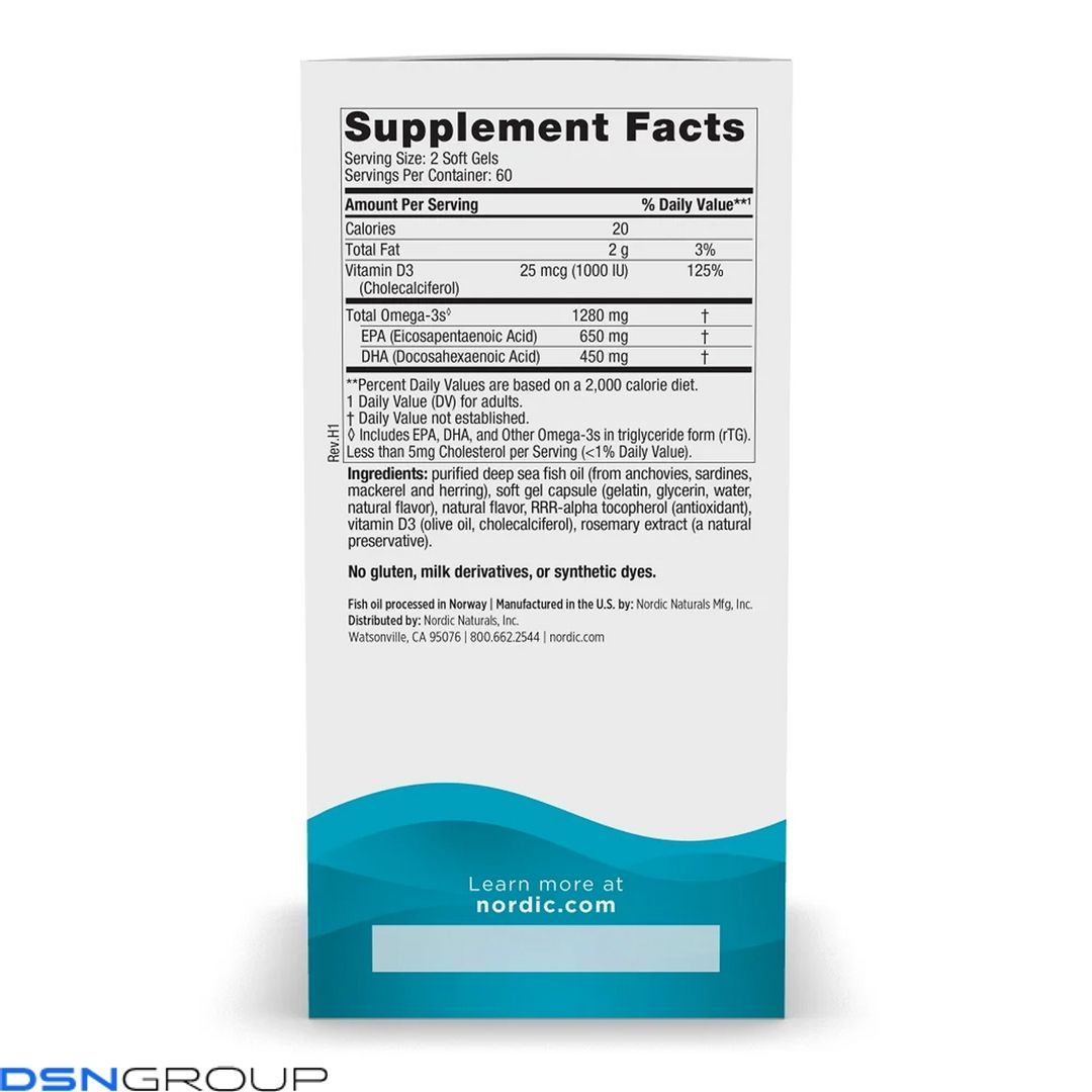 Ultimate Omega-D3 - 120 softgels