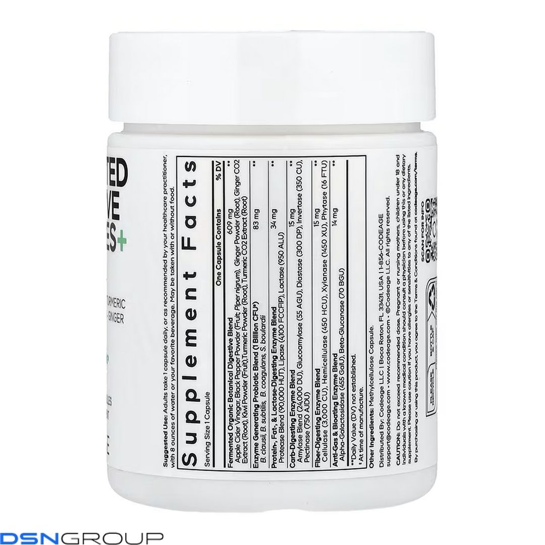 Fermented Digestive Enzymes - 90 vcaps