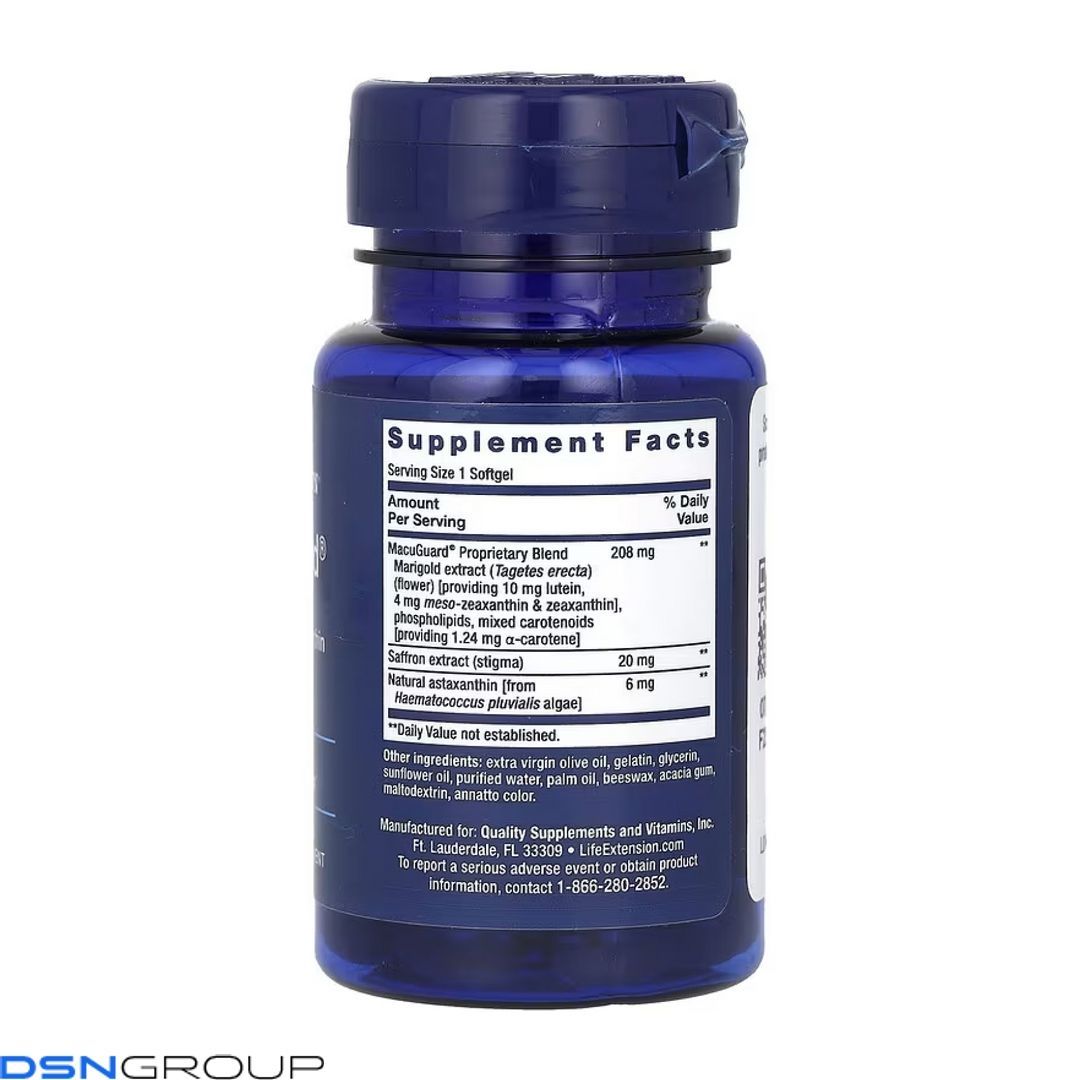 MacuGuard&reg; Ocular Support with Saffron & Astaxanthin - 60 softgels