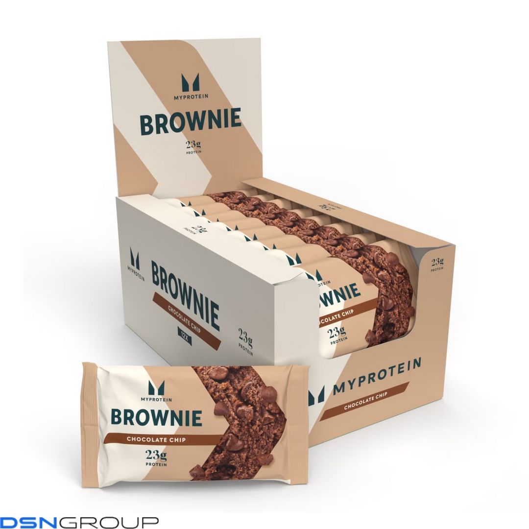 Protein Brownie - 12x75g Chocolate Chunk 2023-10-2695 фото Protein Brownie - 12x75g Chocolate Chunk