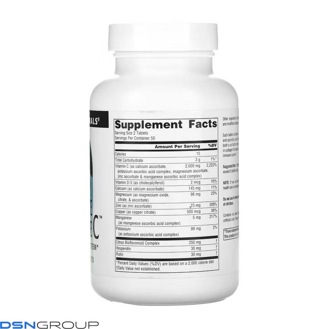Ultimate Ascorbate C&trade; 1000mg - 100 tabs
