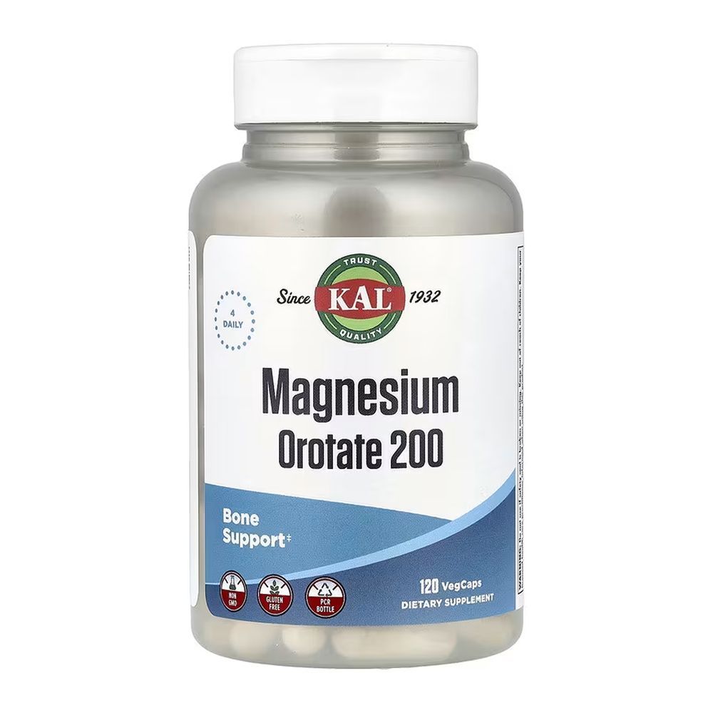 Magnesium Orotate 200mg - 120 vcaps (Повреждена банка)