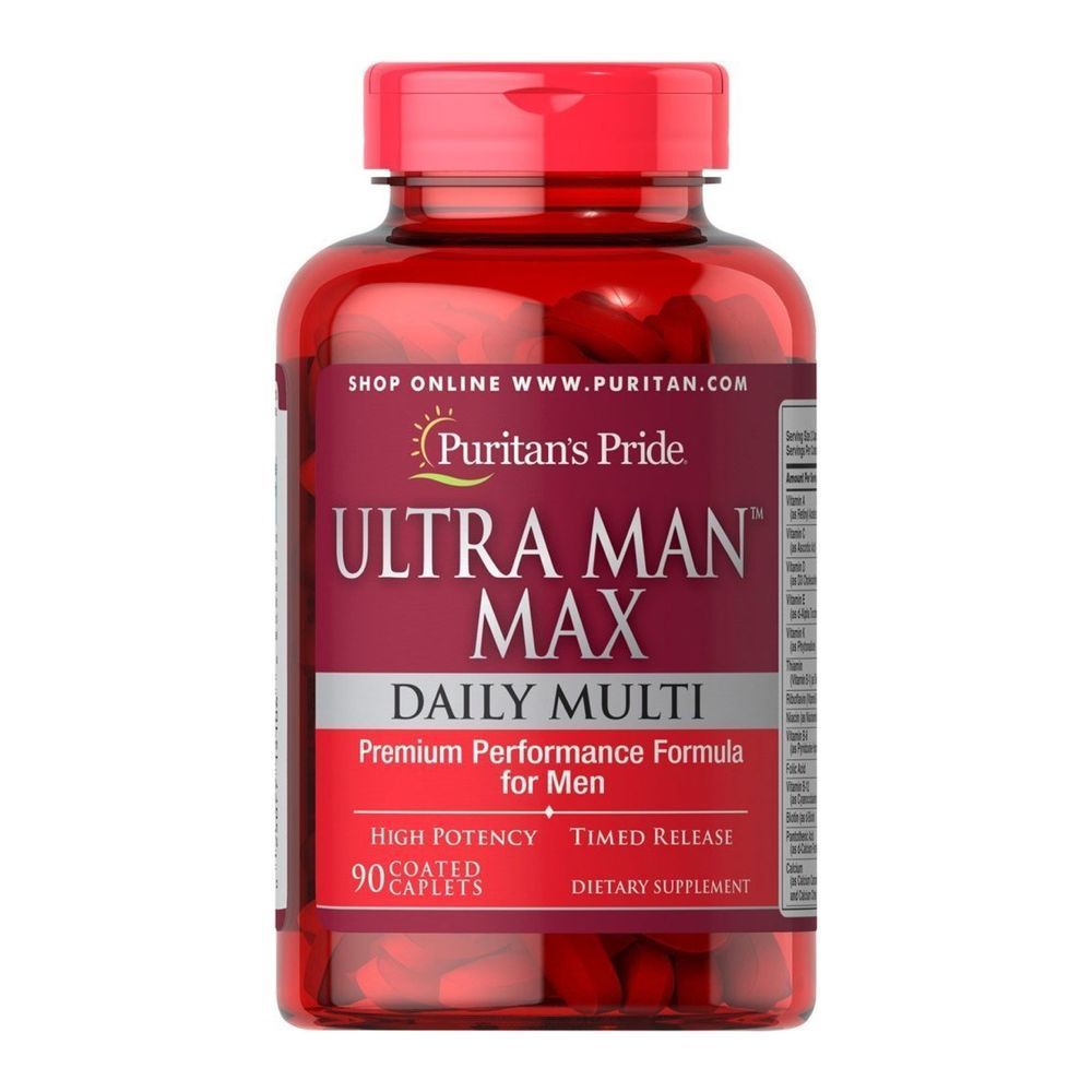 Ultra Man Max - 90caps (Повреждена банка)