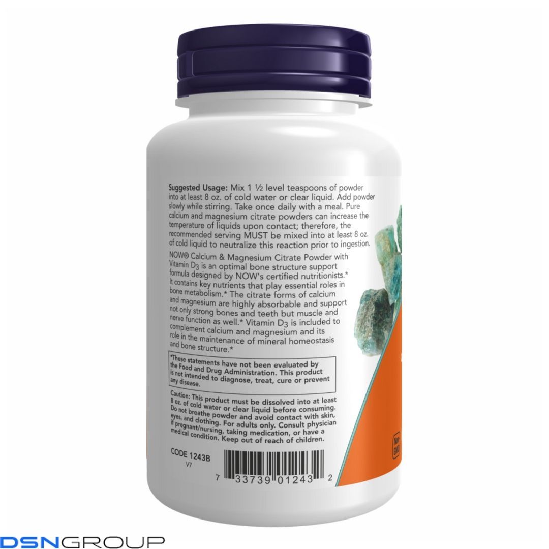 Calcium Magnesium Citrate Powder - 227g