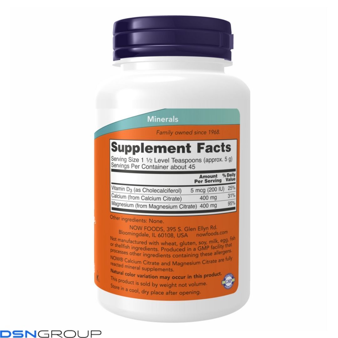 Calcium Magnesium Citrate Powder - 227g