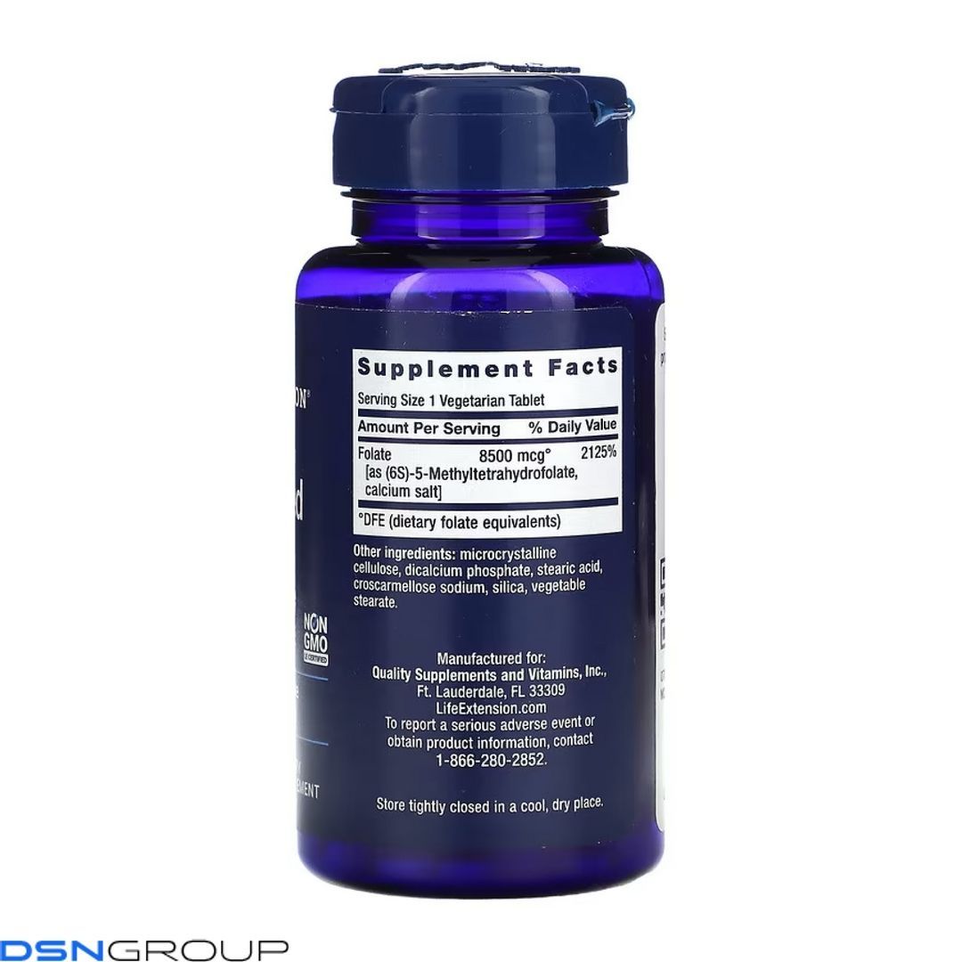 High Potency Optimized Folate 8500 mcg DFE - 30 tabs