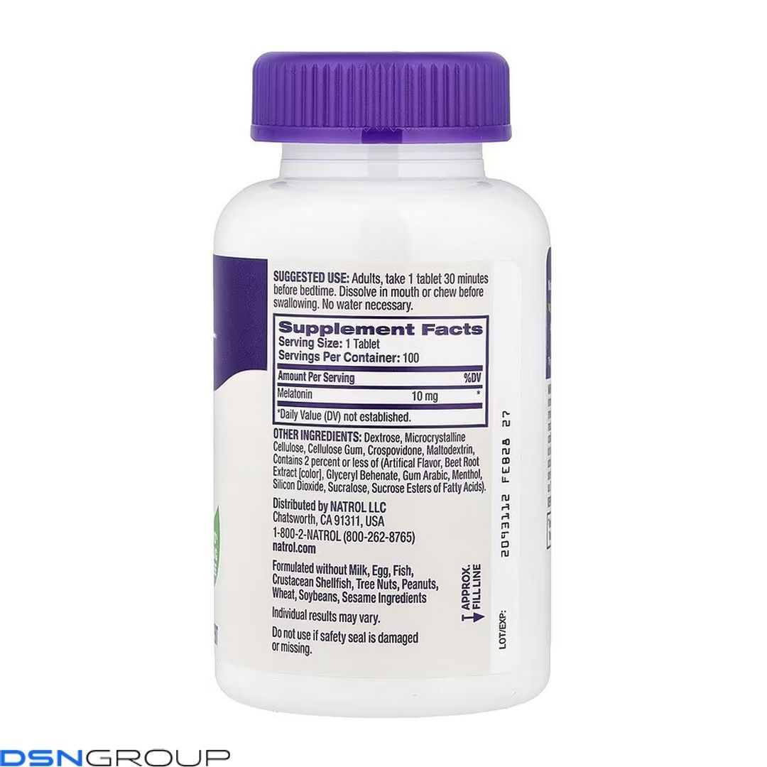 Melatonin 10mg - 100 tabs