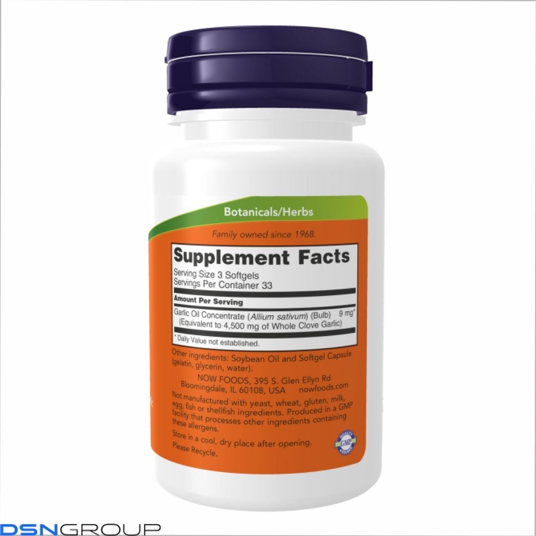 Garlic Oil 1500 mg - 250 softgels 100-26-1494080-20 фото Garlic Oil 1500 mg - 250 softgels