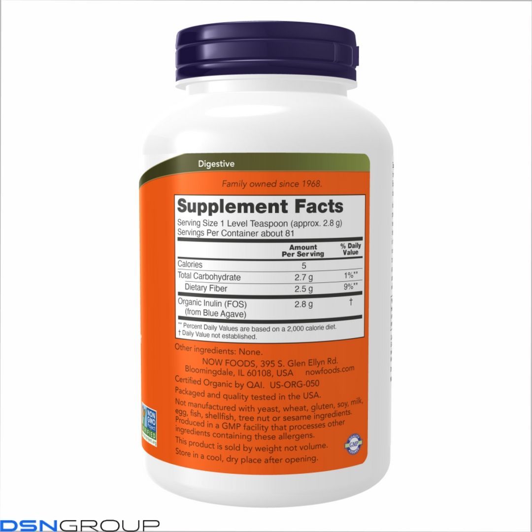 Organic Inulin Powder - 454g