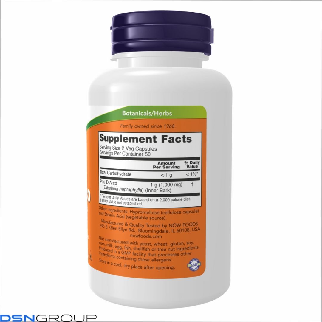 Pau D' Arco 500mg - 100 vcaps