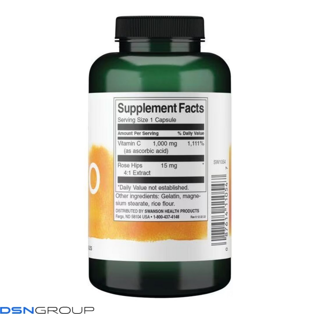 Vitamin C 1000mg - 90 caps 2022-10-1809 фото Vitamin C 1000mg - 90 caps