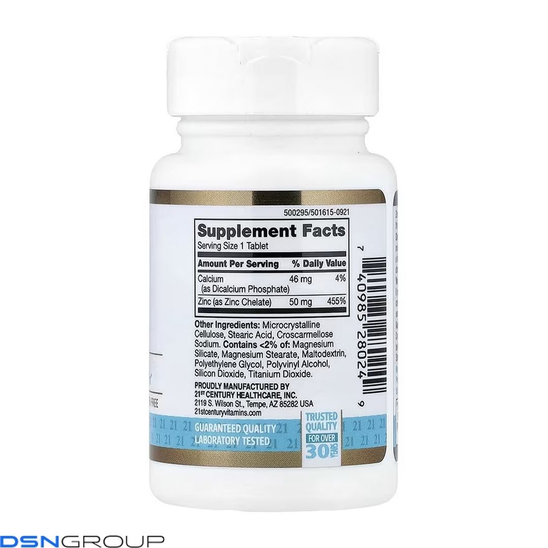 Zinc Chelated 50 mg - 60 tabs