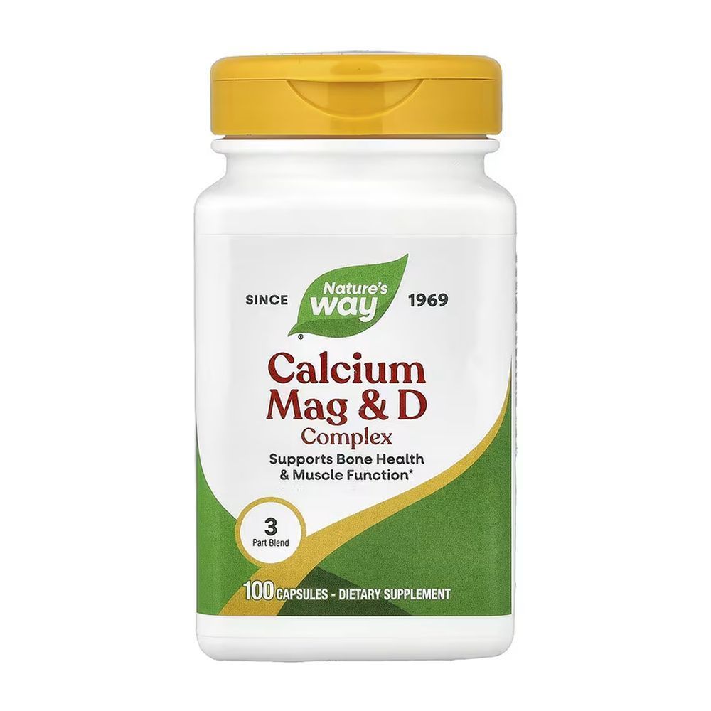Calcium-Magnesium-Vitamin D - 100 caps