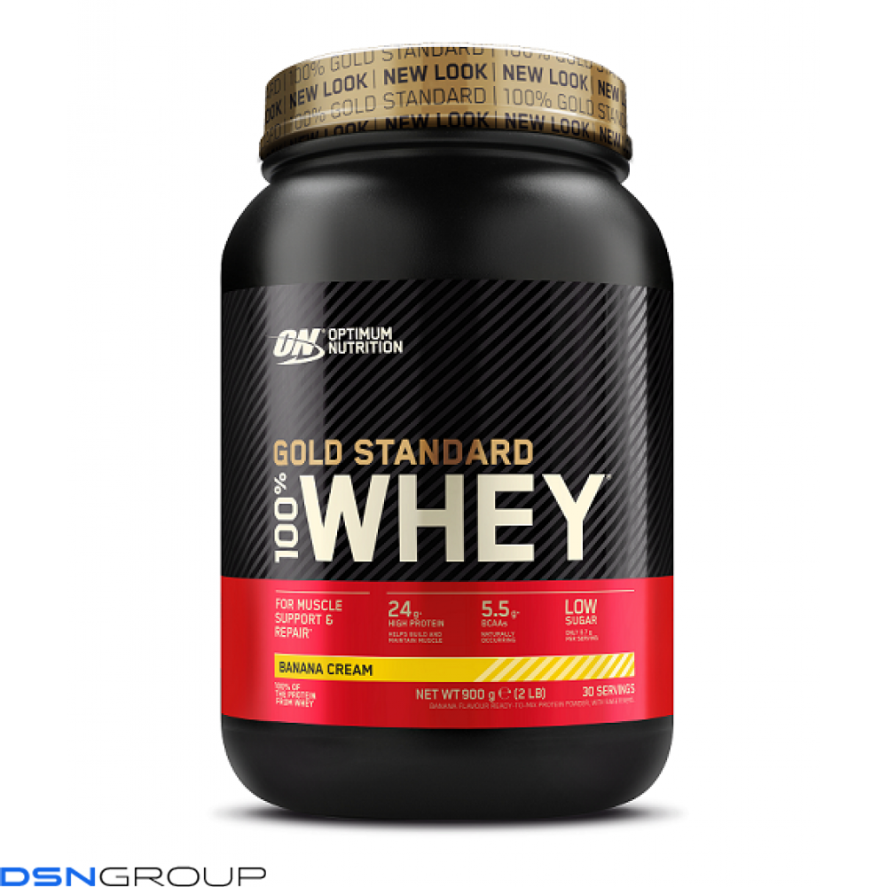 Gold Standard 100% Whey - 908g Strawberry Banana 100-89-0559111-20 фото Gold Standard 100% Whey - 908g Strawberry Banana