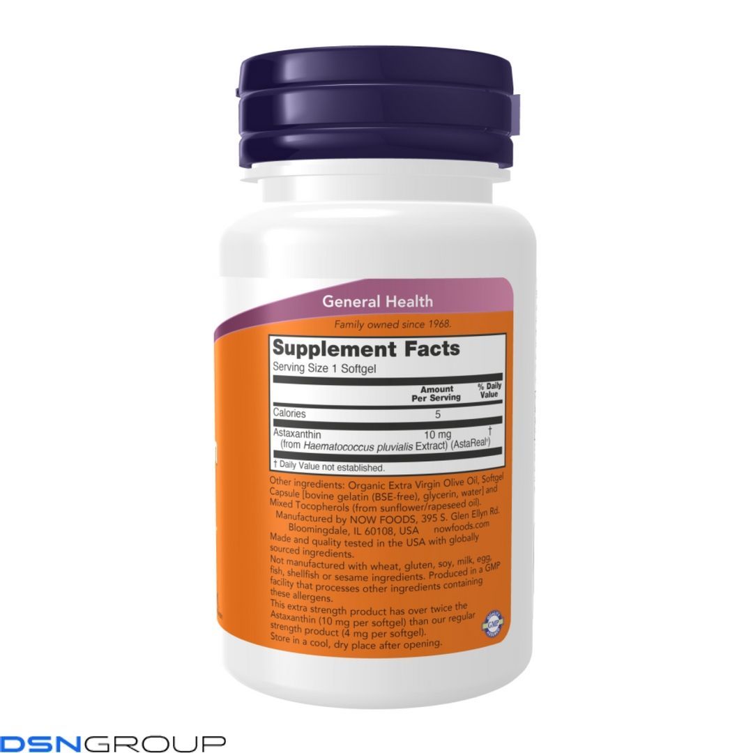 Astaxanthin Extra Strength 10mg - 30 softgels