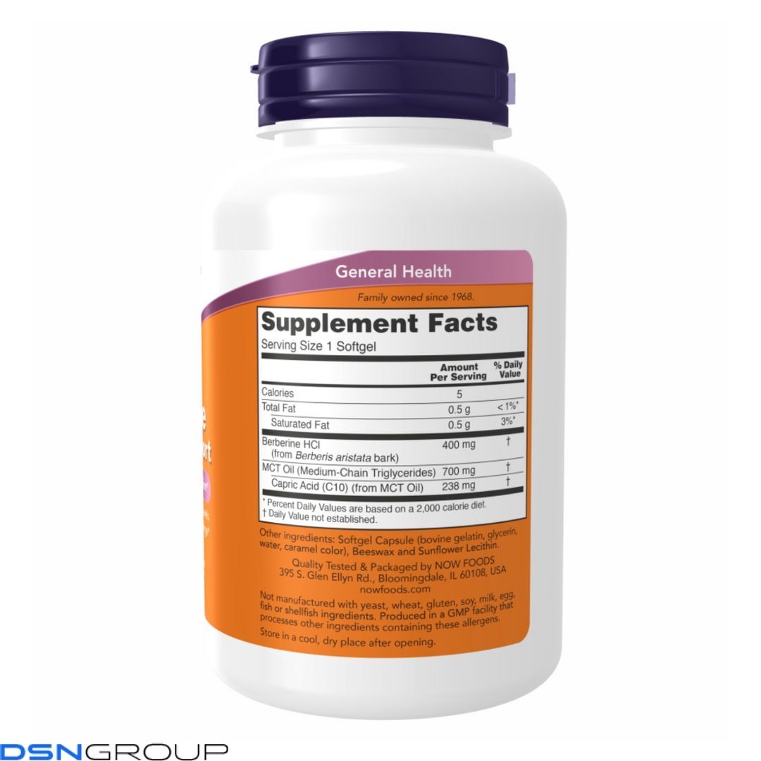 Berberine Glucose Support - 90 sgels (Пошкоджена банка)