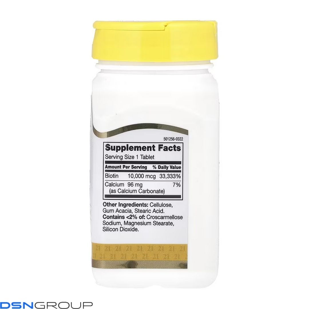Biotin 10,000 mcg - 120 tabs