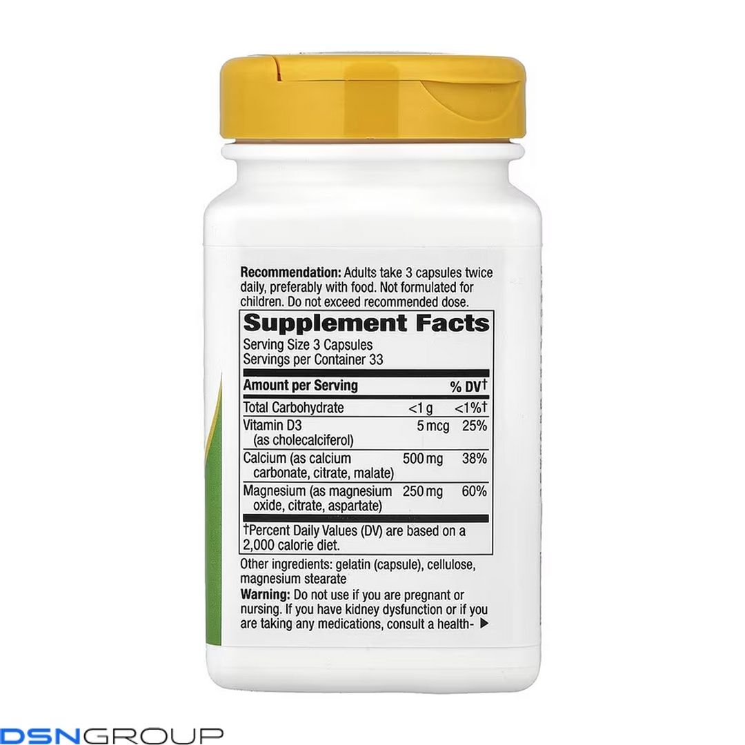 Calcium-Magnesium-Vitamin D - 100 caps