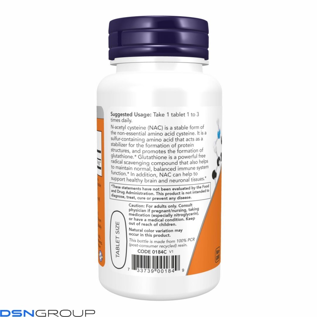 N-Acetyl-Cysteine 1000mg - 120 tabs