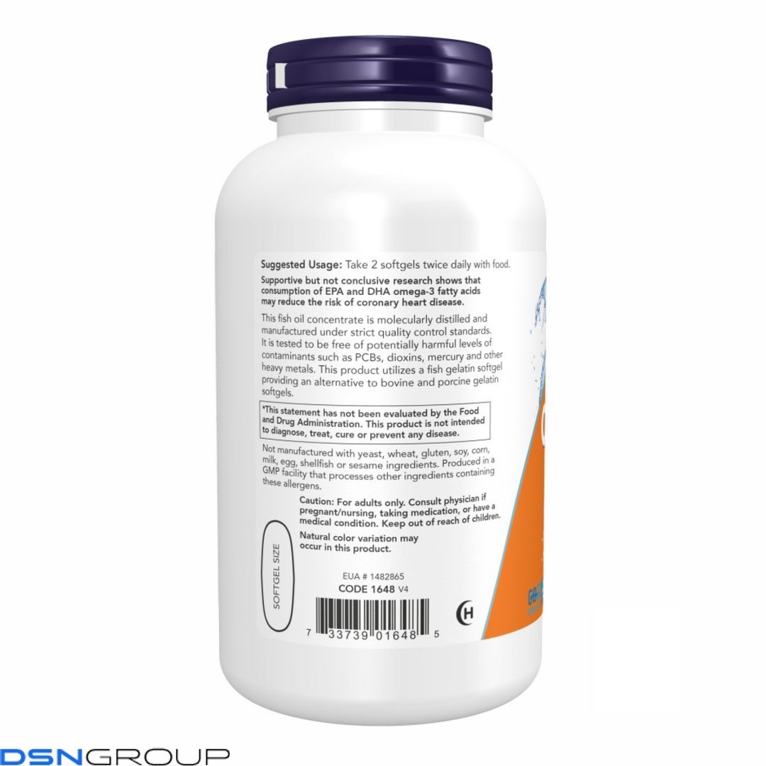 Omega-3 FO 1000mg 180/120 Fish Gelatin - 200 sgels