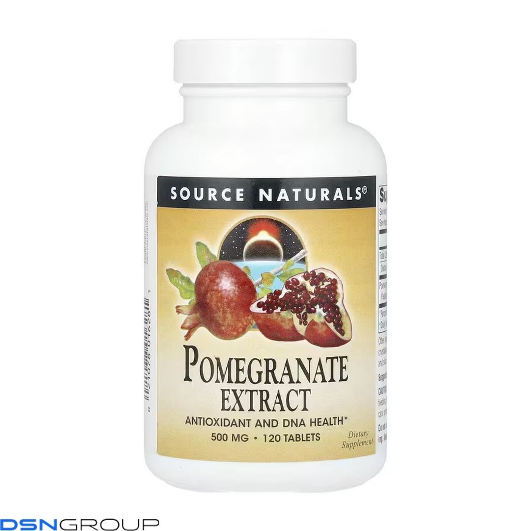 Pomegranate Extract 500mg - 120 tabs 2023-10-4628 фото Pomegranate Extract 500mg - 120 tabs