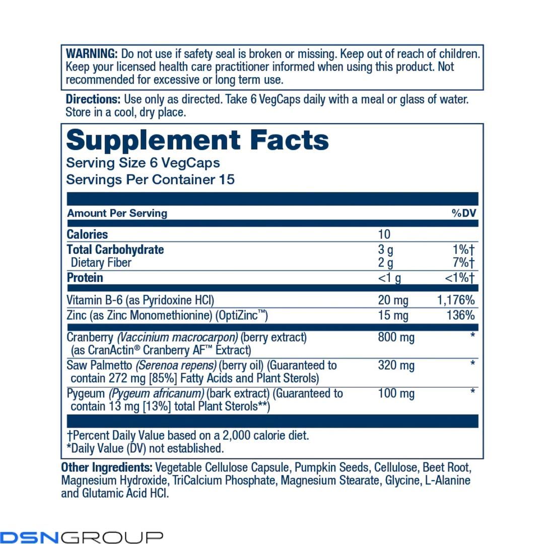 Pygeum & Saw Palmetto w/CranActin - 90 vcaps