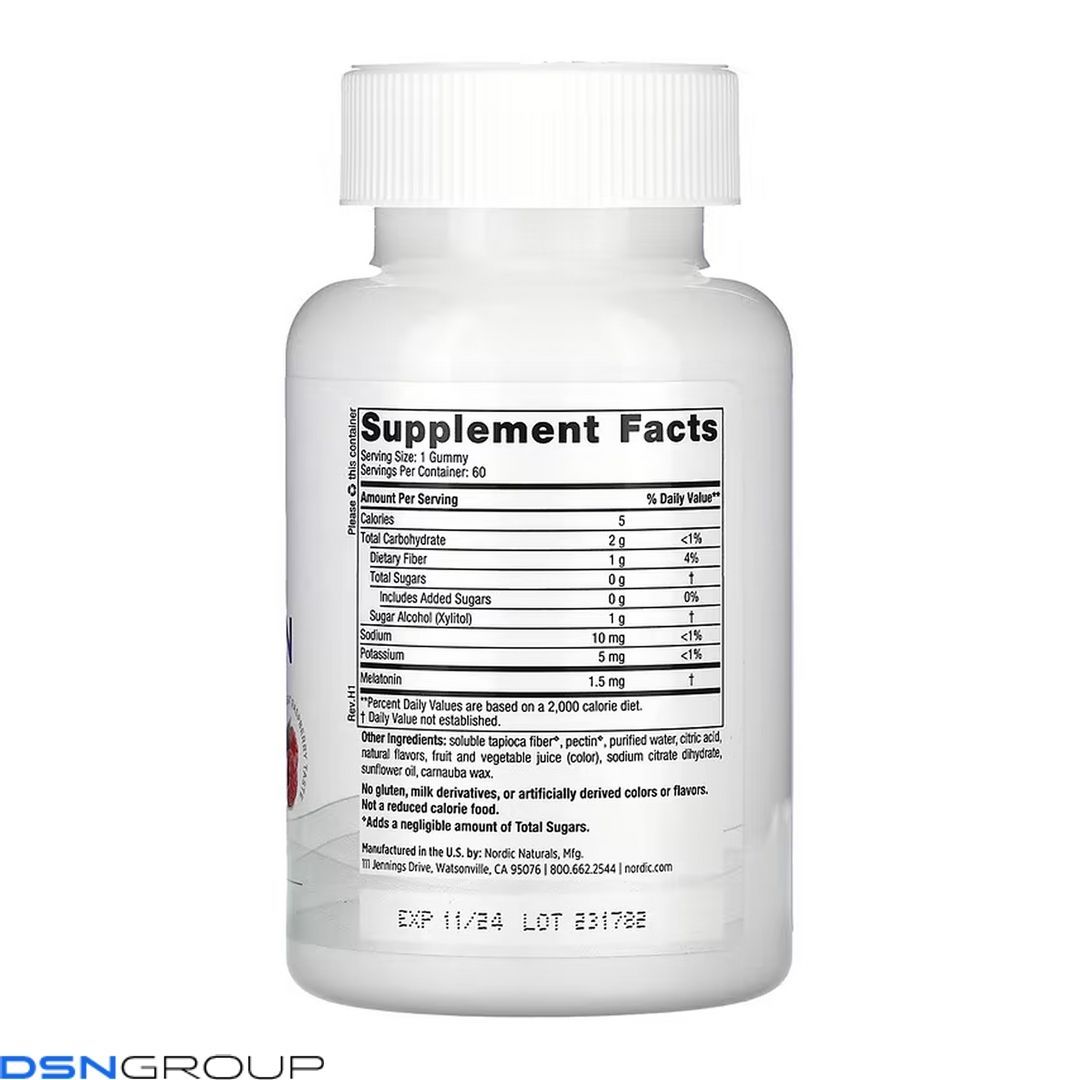 Zero Sugar Melatonin - 60 gummies