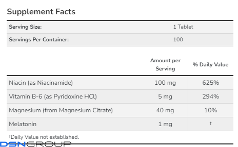 Melatonin 1 mg - 100 tabs